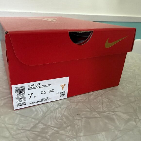 Nike Kobe 5 Protro "Year Of The Mamba" Eggplant Purple Size 7 Y - Picture 16 of 16